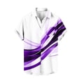 thumbnail image 2 of Styesk T-Shirts pour Hommes Col Rabattu Fluide Léger Manches Courtes Cardigan Boutonné Haut Chemise Manches Courtes Col Rabattu Haut Chemise, 2 of 4