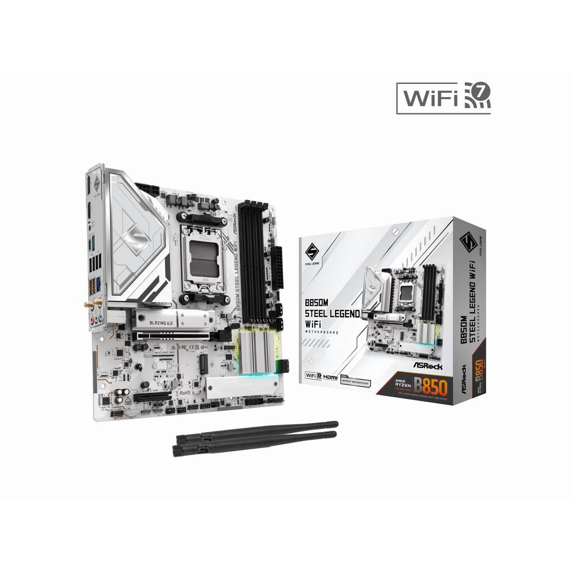 Scheda Madre ASRock AMD AM5 B850M Pro RS WiFi – MicroATX Con Robustezza E Qualità