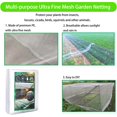 thumbnail image 4 of Ultra Fine Garden Mesh Netting, Barrier Protection Net for Anti Mosquito Insects Birds Animals, 8x33FT Plant Cover for Protecting Vegetable Plants Fruits Crops Greenhouse Row Cover Protection Mesh Net, 4 of 6