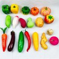 thumbnail image 2 of Artificial Pepper Kitchen Foam Vegetable Ornament Photography Vegetable foam vegetable artificial Prop Fake Pepper, Yellow, 2 of 8