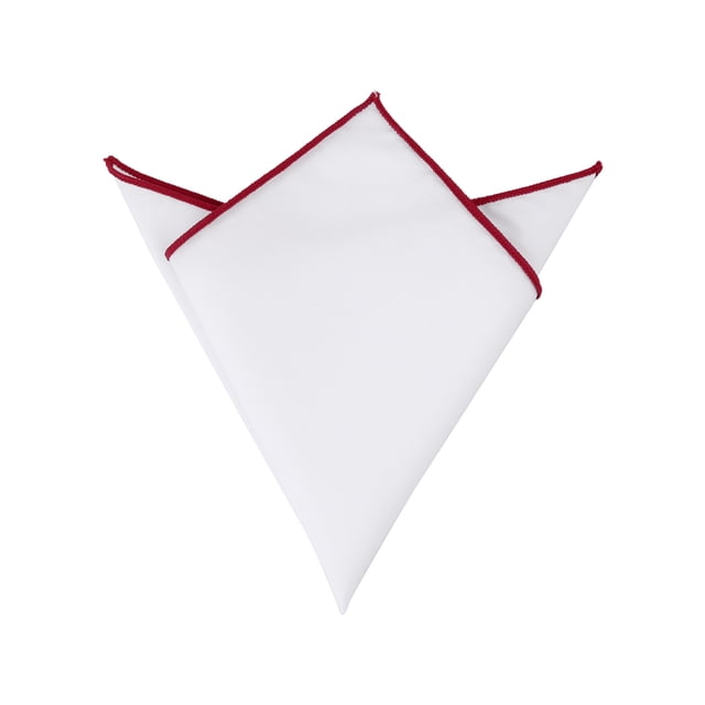 INSPIRE CHIC Men's Pocket Square Cotton Handkerchiefs for Suits Jacket Red One Size