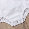 thumbnail image 5 of SUNSIOM Bébé Fille Combinaison Sans Manches Volant Solide Romper Tenue d'Été, 5 of 5
