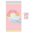 thumbnail image 1 of CSChome Serviette Design Boucle Cachée Serviette de Bain Portable pour Enfants Fibre Superfine Dessin Animé, 1 of 7