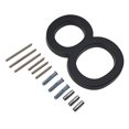thumbnail image 3 of Large 5.6\" Modern Floating House/Door Numbers 12mm Brushed Stainless Steel, 3 of 10