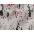 thumbnail image 5 of oneOone Viscose Jersey Red Fabric Deer Fabric For Sewing Printed Craft Fabric By The Yard 60 Inch Wide, 5 of 5