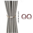 thumbnail image 1 of Two 16 Inch Magnetic Curtain Straps For Convenient Curtain Weaving And Fixing Ropes, 1 of 1