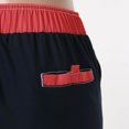 thumbnail image 5 of B91xZ Shorts de Course pour Femmes Été Décontracté Imprimé Taille Élastique Taille Mi-Haute Jambe Droite Shorts, Rouge L, 5 of 5