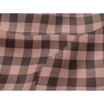 thumbnail image 4 of oneOone Viscose Jersey Peach Fabric Gingham Check Sewing Craft Projects Fabric Prints By Yard 60 Inch Wide, 4 of 5