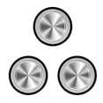 thumbnail image 2 of Ruiboury Mobile Phone Game Joystick Practical Screen Sucker Rocker Gamepad Button Controller Assist Joypad Gaming Supplies Black 3Set, 2 of 6