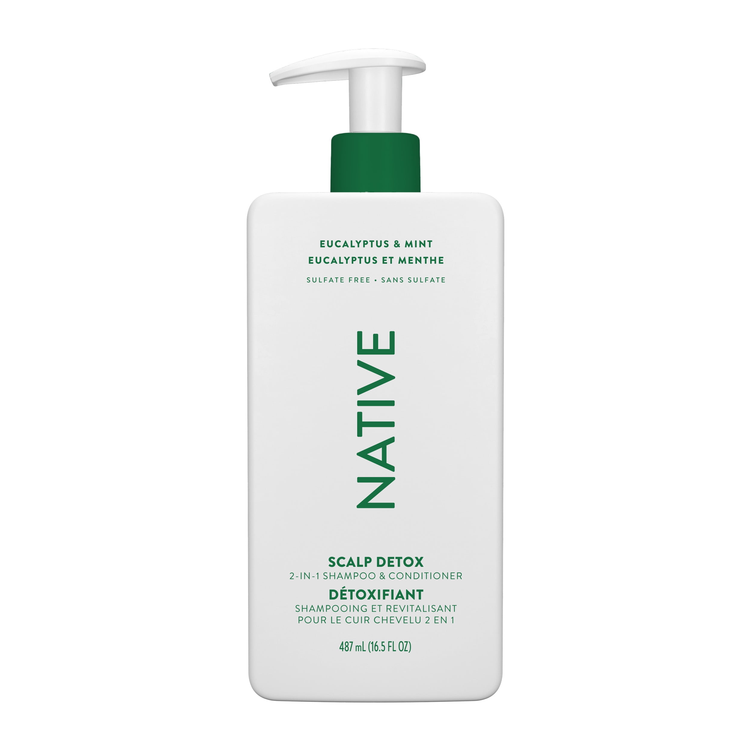 Native Hair Eucalyptus & Mint Scalp Detox 2in1 Shampoo & Conditioner, 487 mL
