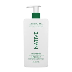 Native Hair Eucalyptus & Mint Scalp Detox 2in1 Shampoo & Conditioner, 487 mL