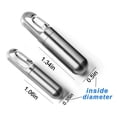 thumbnail image 3 of Porte-clés en Acier Inoxydable pour Voyage, Petit Contenant Portable, Poche, Pilulier, Solution de Rangement pour Sacs à Main, 3 of 6