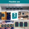 thumbnail image 5 of Lot de 10 Support de Rangement pour Batterie Compatible avec Makita 14.4V 18V Support Mural pour Outils de Batterie Li-Ion, 5 of 5