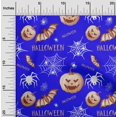 thumbnail image 2 of oneOone Velvet Blue Fabric Halloween Sewing Craft Projects Fabric Prints By Yard 58 Inch Wide, 2 of 4