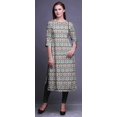 thumbnail image 2 of Bimba Kurtis Droits Imprimés pour Femmes Kurta à Manches 3/4 Tunique d'Été Robe, 2 of 6