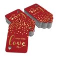 thumbnail image 2 of Inkdotpot 50 Pack Real Gold Foil Paper Tags Made With Love Text Favor Hang Tag, 2 of 6