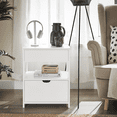 thumbnail image 1 of SoBuy Beside Table with Drawers, Night Table Stand Lamp Table End Table Side Table, White FRG258-II-W, 1 of 5