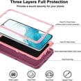thumbnail image 2 of Supershield Defender Case for Samsung Galaxy S22 Plus 5G, Galaxy S22 Plus 5G Phone Case Heavy Duty Shockproof Dustproof 3 in 1 Rugged Protective Bumper Cover - Purple, 2 of 3