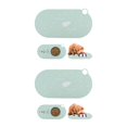 thumbnail image 3 of Decodeary Wide Application Silicone Food Mat Waterproof And Tear-Resistant Cats Bowl Mat 2Set, 3 of 6
