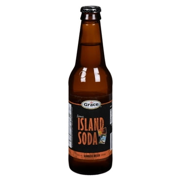 Bière de gingembre Island Soda de Grace, 355ml Bouteille