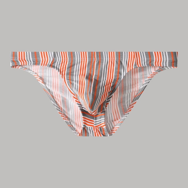 Men's Comfort Striped Underwear Breathable Soft Blend Trunks for Everyday Daily Wear Modern