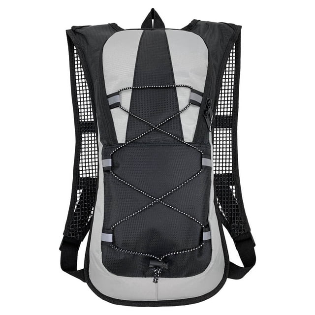 Fufafayo Sac à Dos de Cyclisme 5 L, Sac d'Hydratation Ultralight, Sac à Dos à Réservoir d'Eau pour la Randonnée et la Course, Sac à Dos de Vélo Respirant avec Bandes Réfléchissantes pour les Sports de Plein Air, le Cyclisme et les Voyages