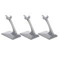 thumbnail image 3 of Support d'Exposition de Maquettes d'Avion 3 Pcs Plastique Gris pour Collectionneurs Usage à la Maison et en Magasin, 3 of 8
