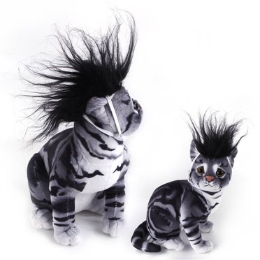 LSLJS Pet Costumes, Cat Costume Synthetic Accessories Small Dog Headwear for Halloween Christmas Eve Festival Party Decor, Halloween Fashion Pet Wig Dog Cat Cat Head Wear Pet Supplies