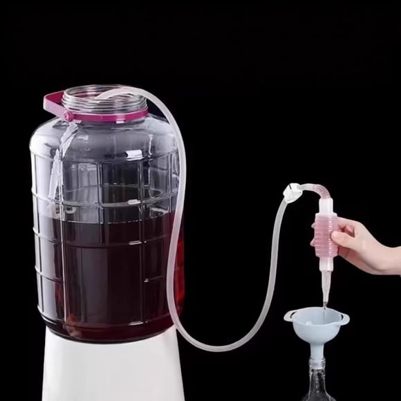 Todaioua Syphon Tube for Brewing, Homemade Brew Syphon Tube Pipe Hose Wine Beer Making Tool Kit For Home Brew Wine Beer Making Siphon Filter Plastic Soft Tube - 5.6 ft/1.7 meters
