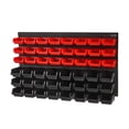 thumbnail image 1 of VEVOR Wall Mounted Storage Bins, 48-Bin Parts Rack Organizer Garage Plastic Shop Tool with Wall Panels, Tool Organizer for Nuts, Bolts, Screws, Other Small Parts, 1 of 8