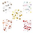 thumbnail image 3 of fastboy Five pointed star circular flower hanging decoration hanging decoration flag, 3 of 9