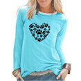 thumbnail image 1 of Chandail Décontracté pour Femmes Motif Patte d'Ours Amour Manches Longues Tupper, 1 of 3