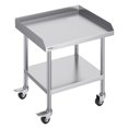 thumbnail image 1 of VEVOR Table de Travail en Acier Inoxydable 24"x28 Pouces Table Commerciale pour Préparation des Aliments avec 4 Roulettes, 1 of 9