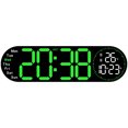 thumbnail image 4 of Chmadoxn Alarm Clock 17.3-inch Living Room Wall Clock With Multifunctional LED Electronic Clock Large Size Alarm Clock Temperature And Humidity Clock alarm clock, 4 of 5
