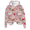 thumbnail image 1 of Birdeem Women's Christmas Printed Round Neck Long Sleeved Top Loose Fitting Sweater, 1 of 1