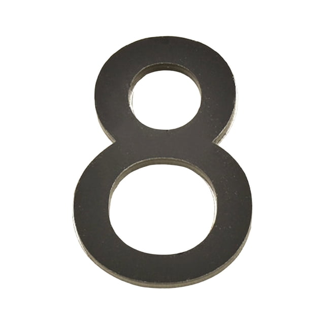 Yhmxh Home Decor,Stickers,Wall Decor, 10CM Acrylic Black Number Plates For Stylish Decor Black Digital Sign