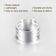 thumbnail image 4 of Uxcell 2Pcs Jump Ring Opening Tool Brass Circle Open and Close Tools for DIY Making Supplies Repair Silver, 4 of 5