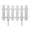 White/L, variant on Kyusrd Summer All Sale!White Plastic Garden Fence Picket Fence Edgings For Lawns FlowerbedsBorders Decorative Yard