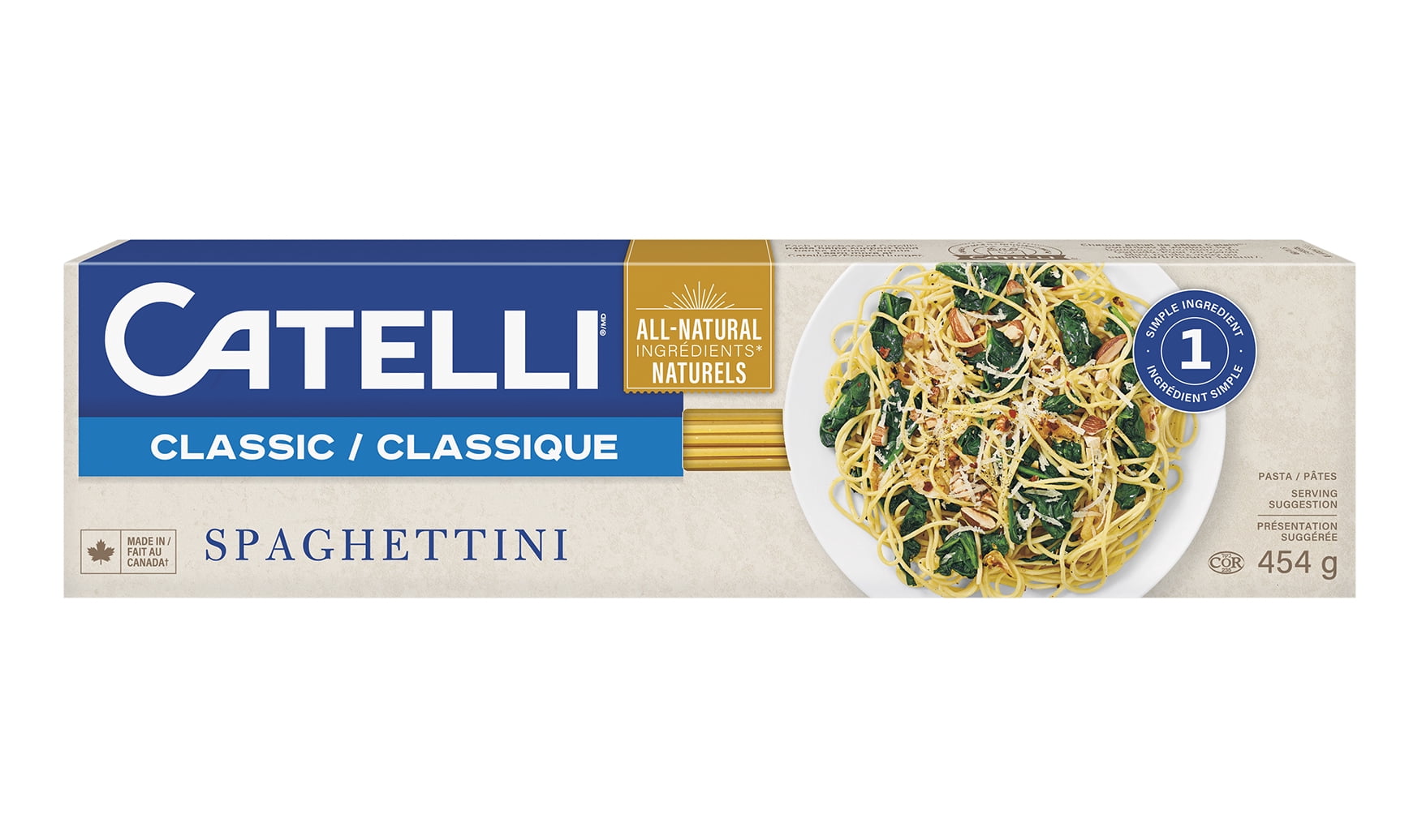 Catelli Classic All-Natural Spaghettini Pasta