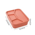 thumbnail image 3 of Dvkptbk Lunch Box Bento Box Adult, Plastic Lunch Box Containers for Men Women Kids, Food Storage Containers with Lids, Lunch Food Container Ideal for Meal Prep and Work, 3 of 6