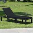 thumbnail image 2 of Costway 2PCS Patio Rattan Lounge Chair Chaise Recliner Adjust with Black & Turquoise Cover, 2 of 9