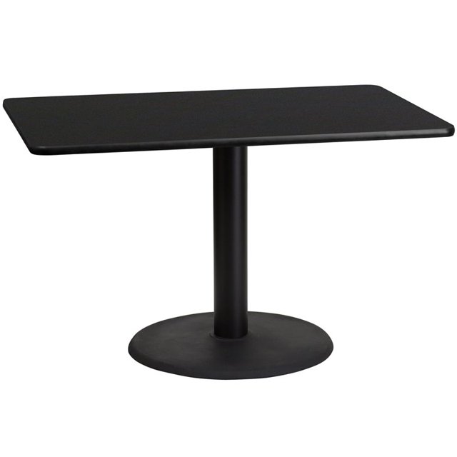 Flash Furniture 30" x 48" Restaurant Dining Table in Black