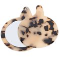 thumbnail image 1 of EeaseCA Rabbit Ear Makeup Mirror Portable Simple Small Mirror Women Travel Mirror, 1 of 7