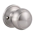thumbnail image 2 of Knobonly 1 Pack Dummy Door Knob Pull/Push Function Single Side Handleset Satin Nickel Finish, 2 of 4