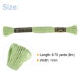 thumbnail image 2 of Unique Bargains Fil à Broder Vert Pâle, 8 m, 12 Écheveaux, 2 of 6