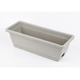 thumbnail image 2 of Meitianfacai Planting Pots Planting Pots Breathable Flower Pot Balcony Railing Hanging Potted Plants Flower Plants Outdoor Vase Rectangle Plastic Planter Box(Gray), 2 of 3