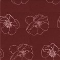thumbnail image 1 of Ahgly Company Tapis d'Intérieur Lavable à la Machine, Carré, Transitionnel, Rouge Brique de Feu, Tapis de Zone, 7 Pieds Carré, 1 of 7