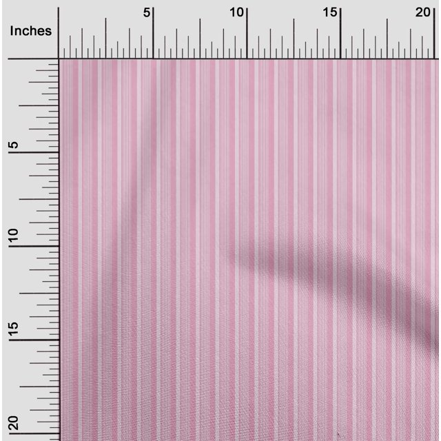 oneOone Organic Cotton Voile Fabric Multicolor Stripe Print Sewing Fabric BTY 42 Inch Wide