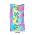 thumbnail image 4 of Multicolor Polyester Microfiber Beach Towel - Super Absorbent, Lightweight & Quick Dry, 70x140cm/80x160cm for Outdoor, Pool, Travel, Picnic - Eye-Catching Design, Machine Washable, 4 of 9