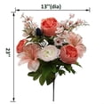 thumbnail image 2 of Mainstays 23" Artificial Flower Delphinium Bouquet, Peach Color.   Indoor Use., 2 of 5
